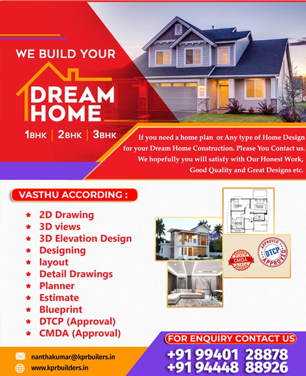 Building Services Poster by KPR Builders in Chennai