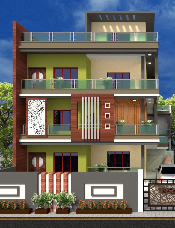 Builders in Madhavaram are building modern duplex residential homes