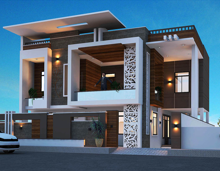 3D elevation for Individual House Builders in Madhavaram